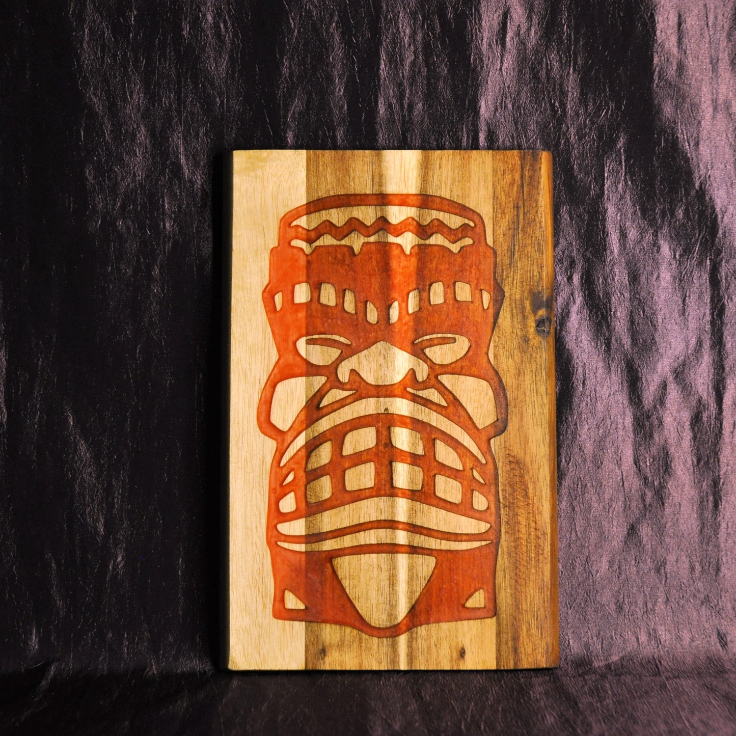 planche bois incrustation résine (15x23cm) (autres couleurs sur demande)