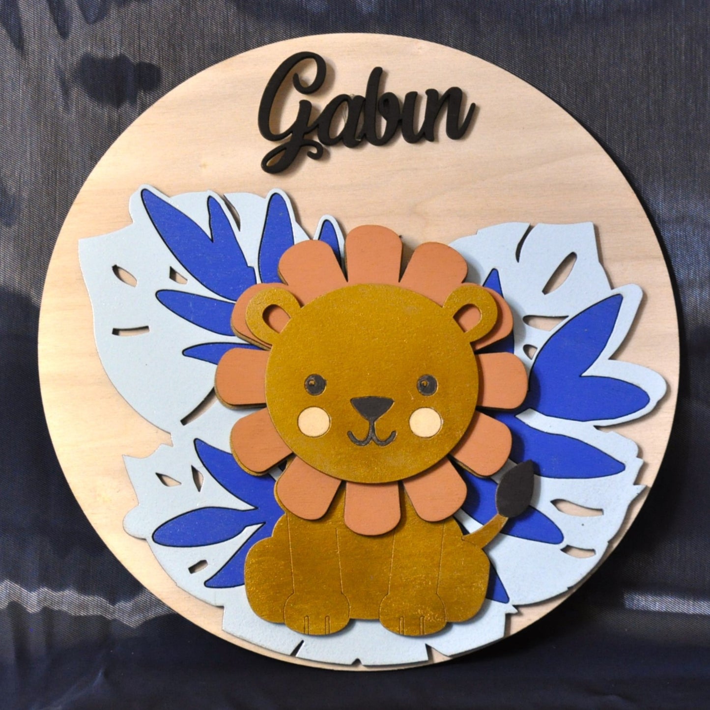 plaque porte chambre enfant (25cm) personnalisable (sur commande)