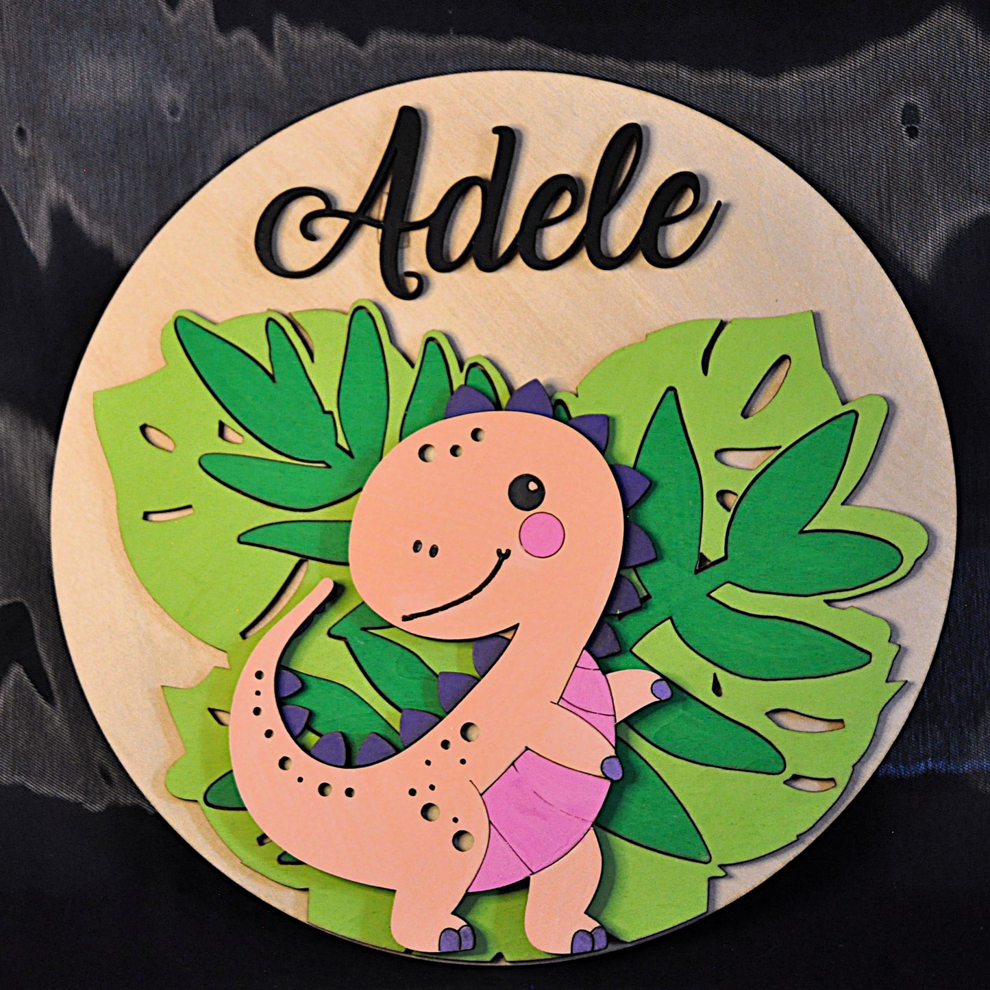 plaque porte chambre enfant (25cm) personnalisable (sur commande)