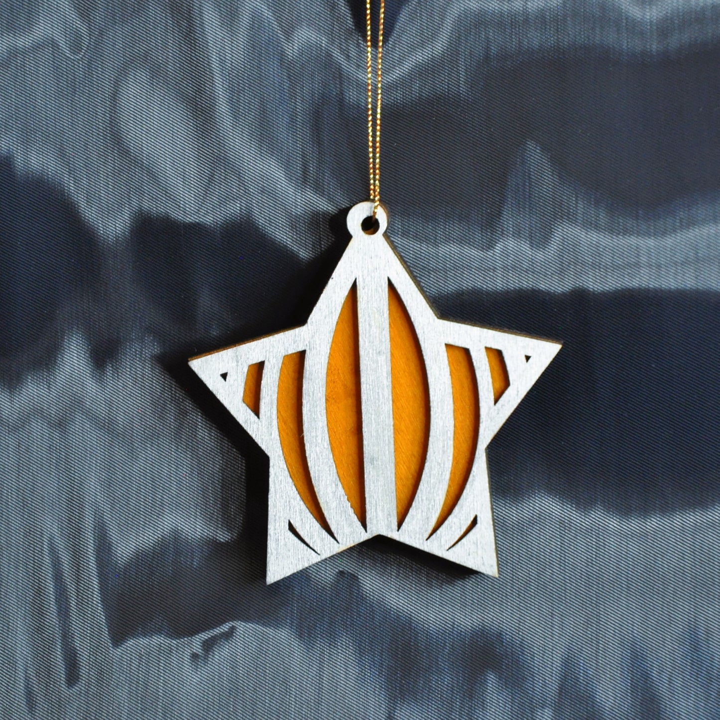 étoiles de noël motif recto-verso (sur commande)