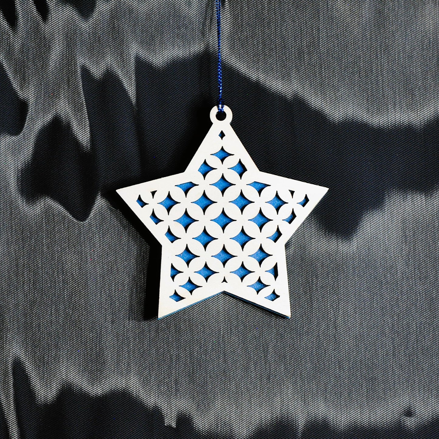 étoiles de noël blanches et couleurs (autres couleurs sur demande)