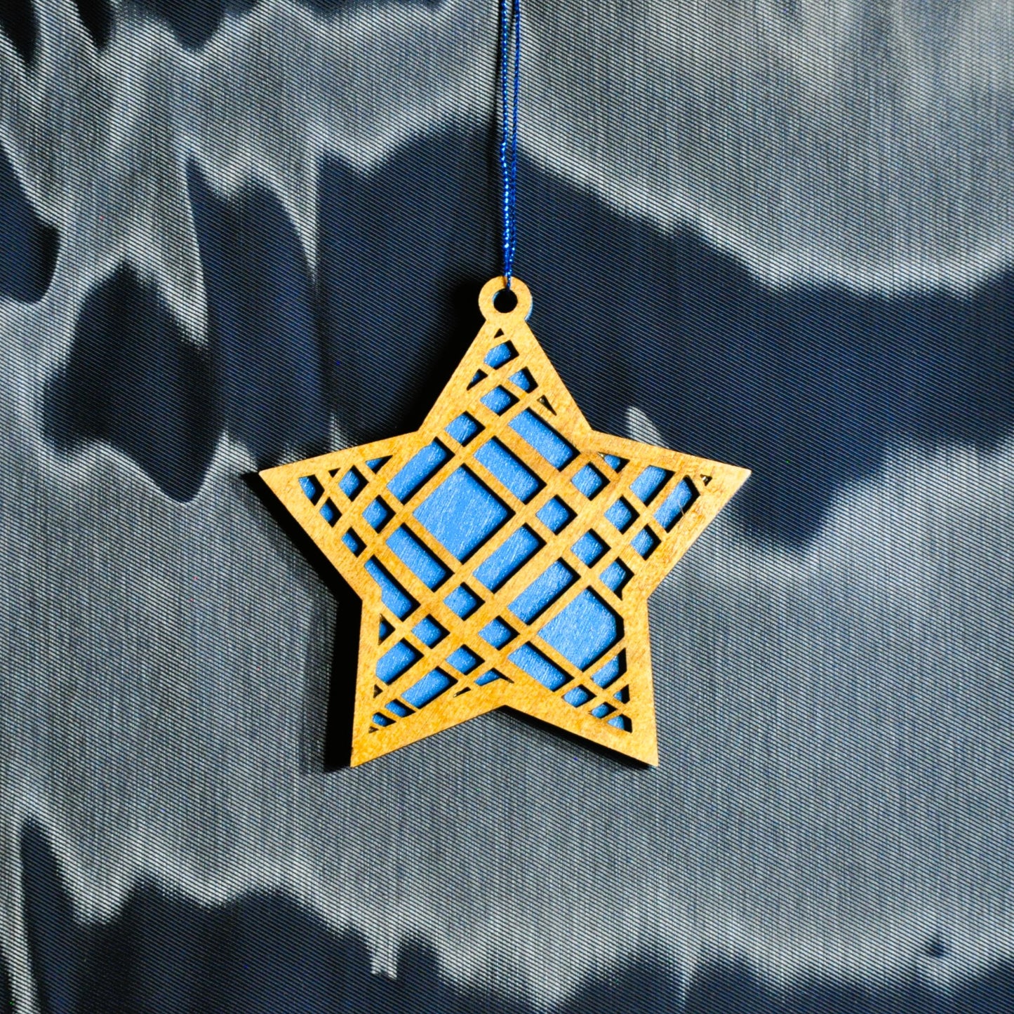 étoiles de noël bois et couleurs (autres couleurs sur demande)