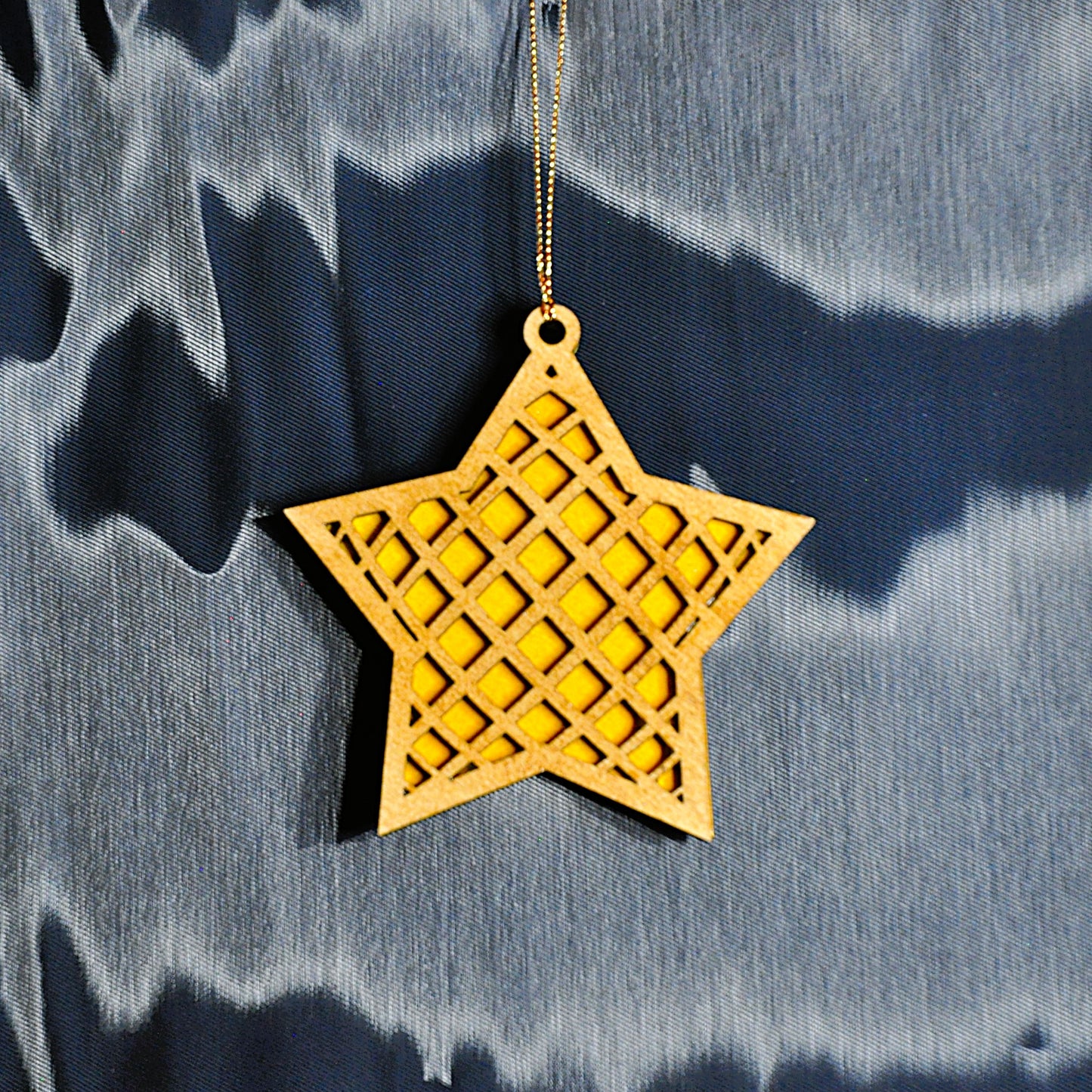 étoiles de noël bois et couleurs (autres couleurs sur demande)