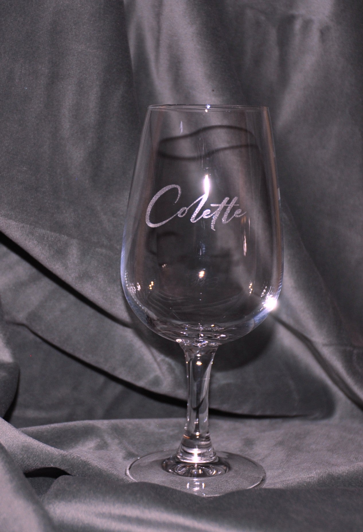 verres à pied ou verres droits - lot de 4 (gravure sur commande)