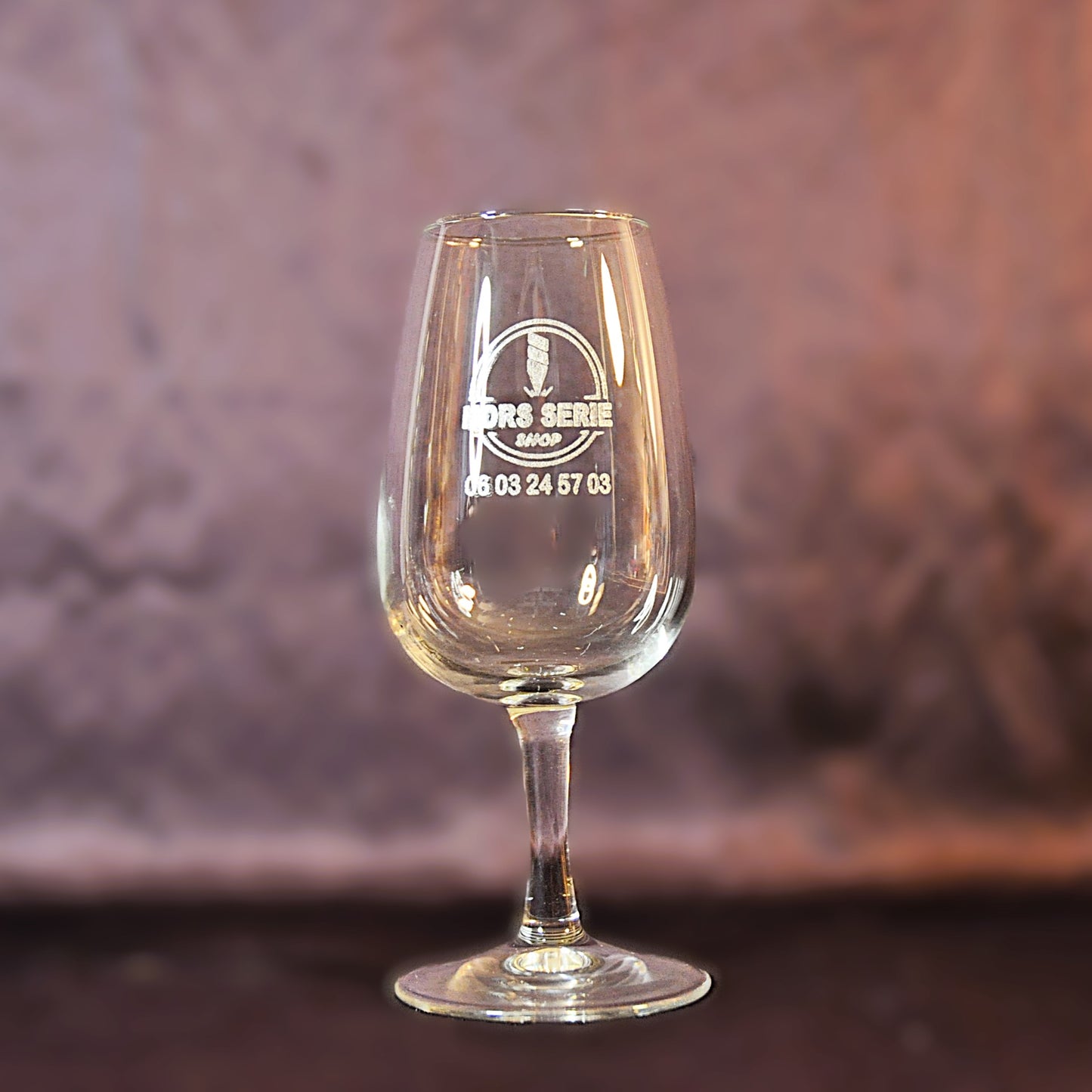 verres à pied ou verres droits - lot de 4 (gravure sur commande)
