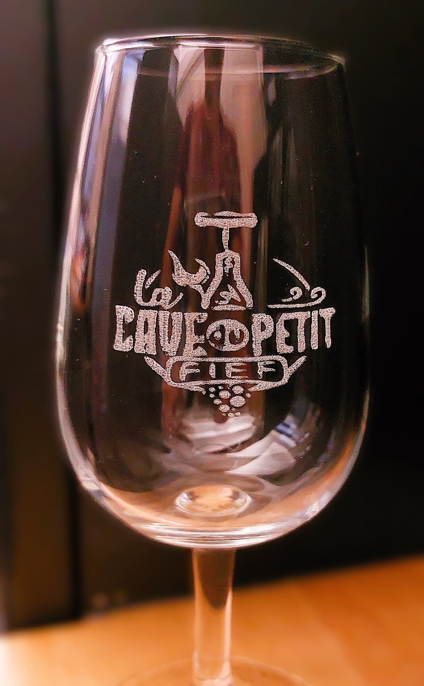 verres à pied ou verres droits - lot de 4 (gravure sur commande)