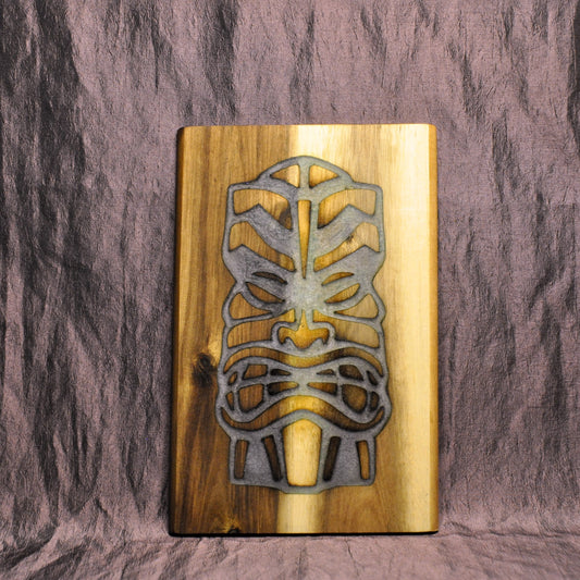planche bois incrustation résine (15x23cm) (autres couleurs sur demande)