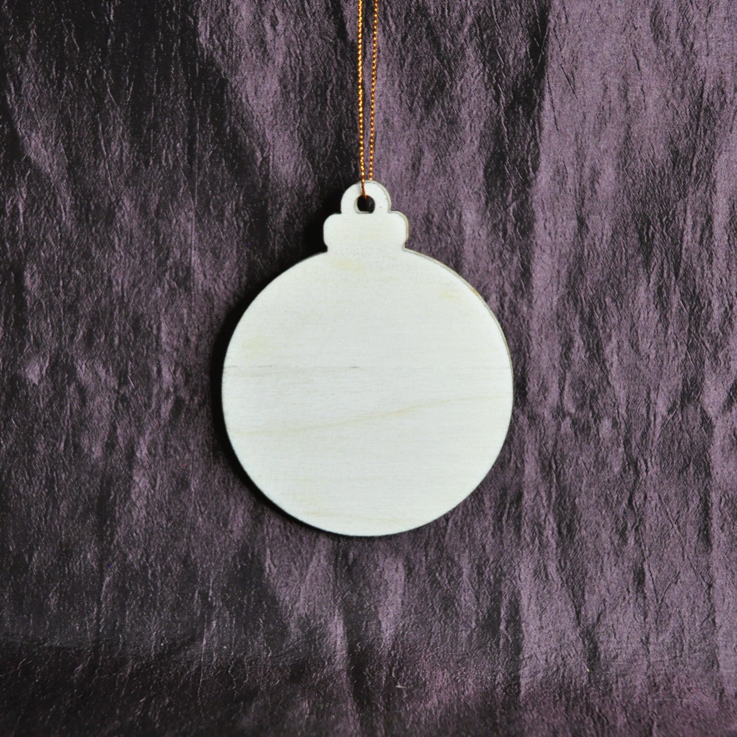 boules de noël bois 2 teintes