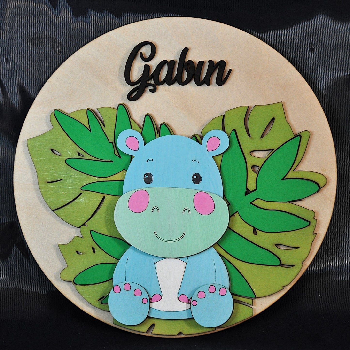 plaque porte chambre enfant (25cm) personnalisable (sur commande)