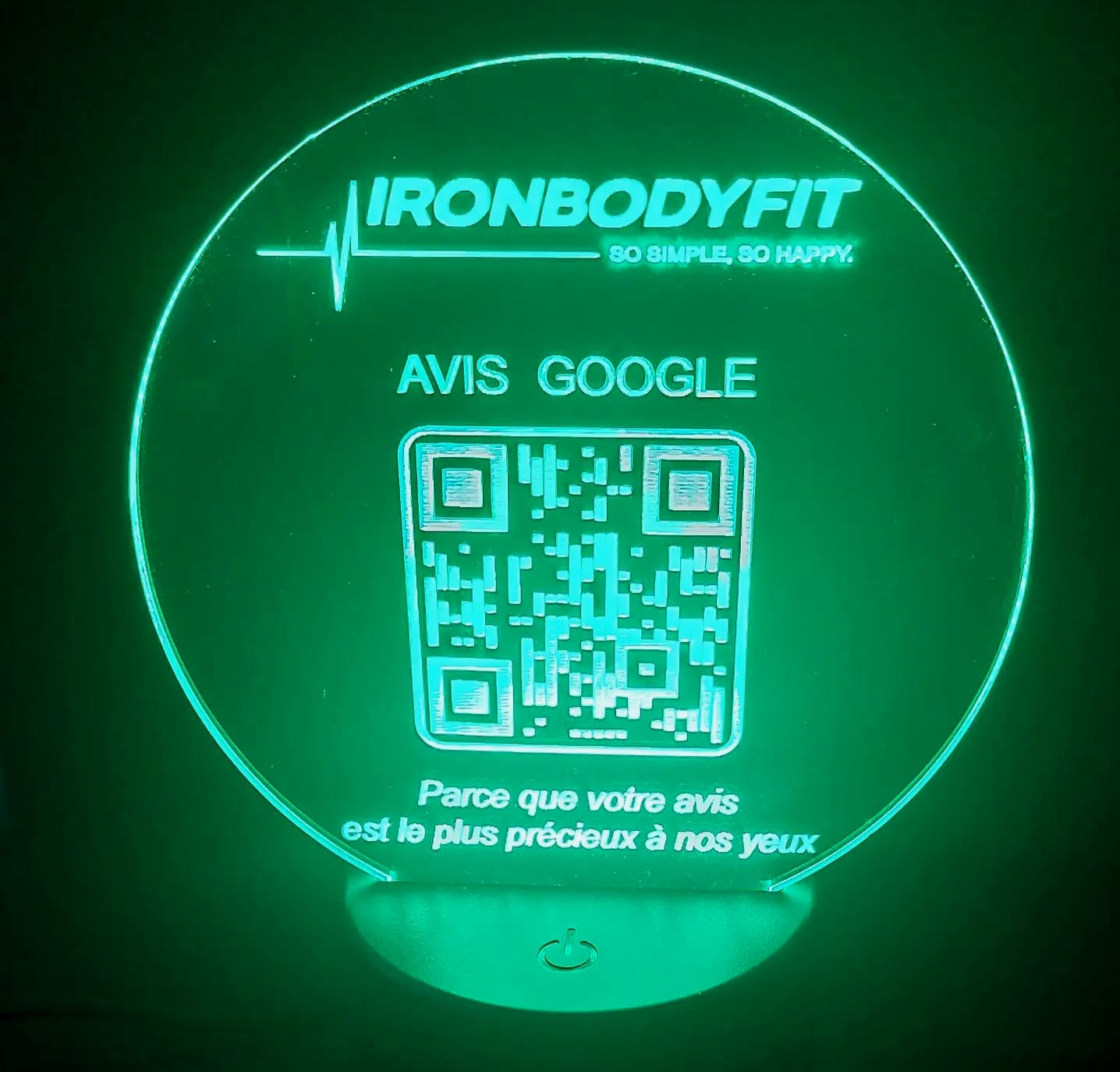 enseigne lumineuse personnalisable sur commande