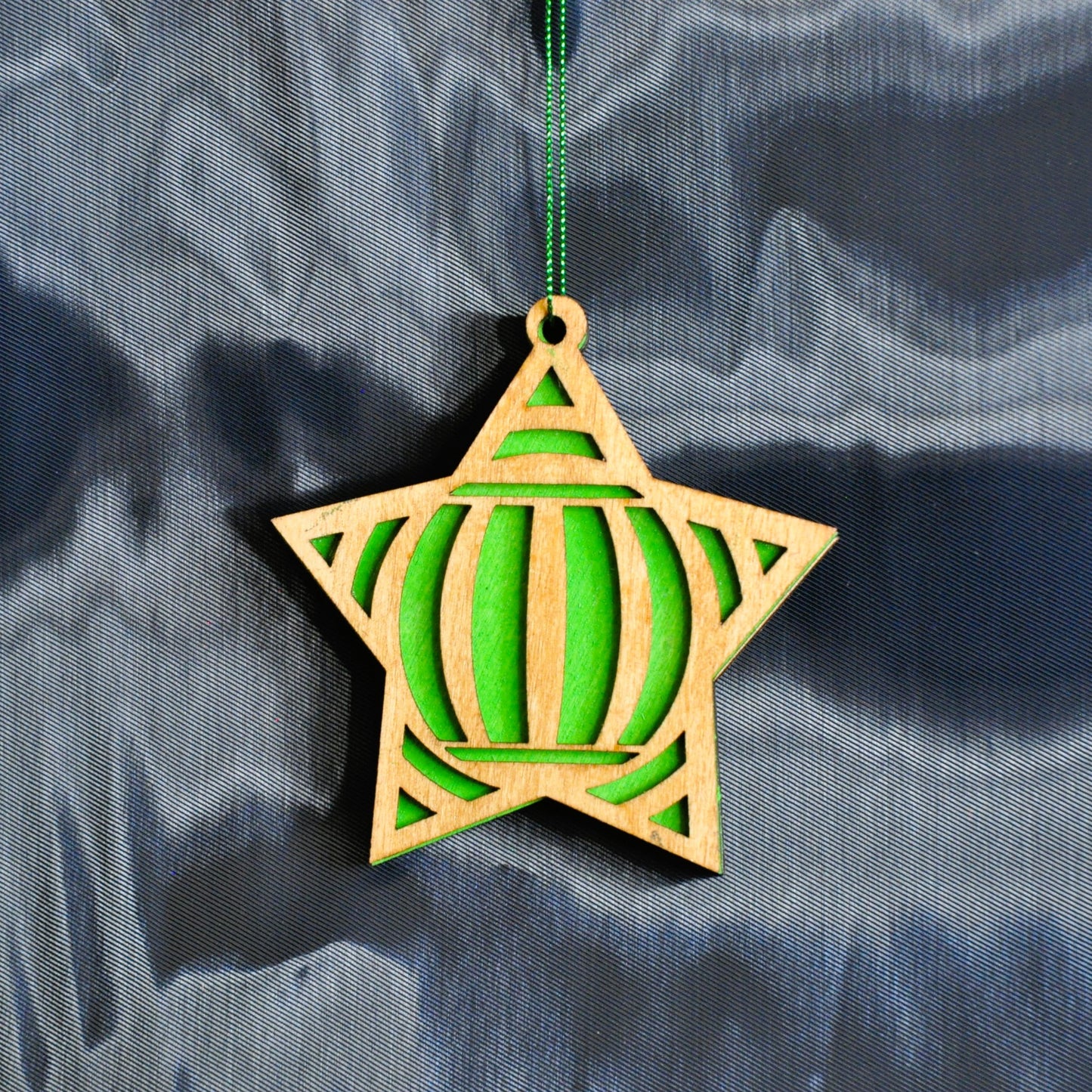 étoiles de noël motif recto-verso (sur commande)
