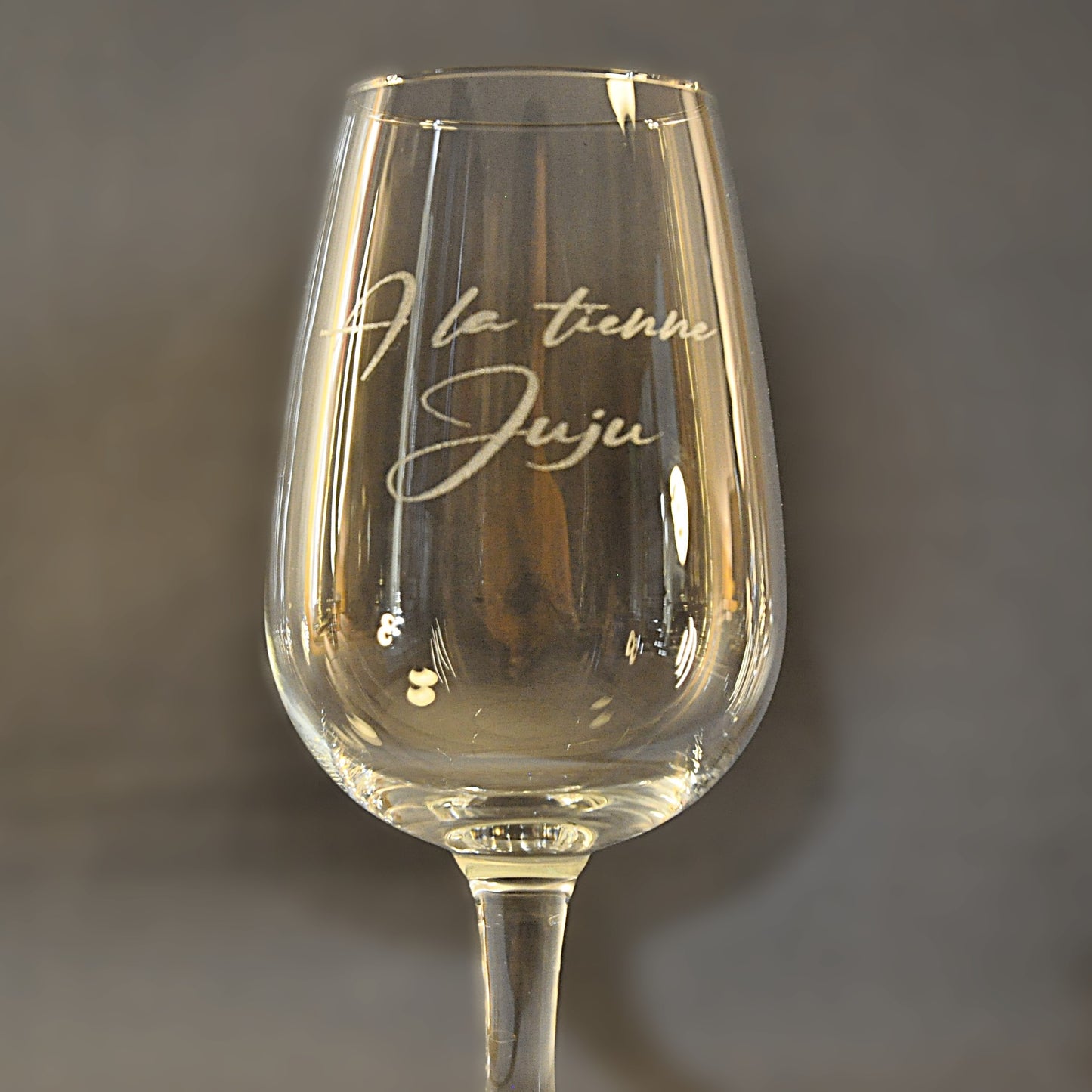 verres à pied ou verres droits - lot de 4 (gravure sur commande)