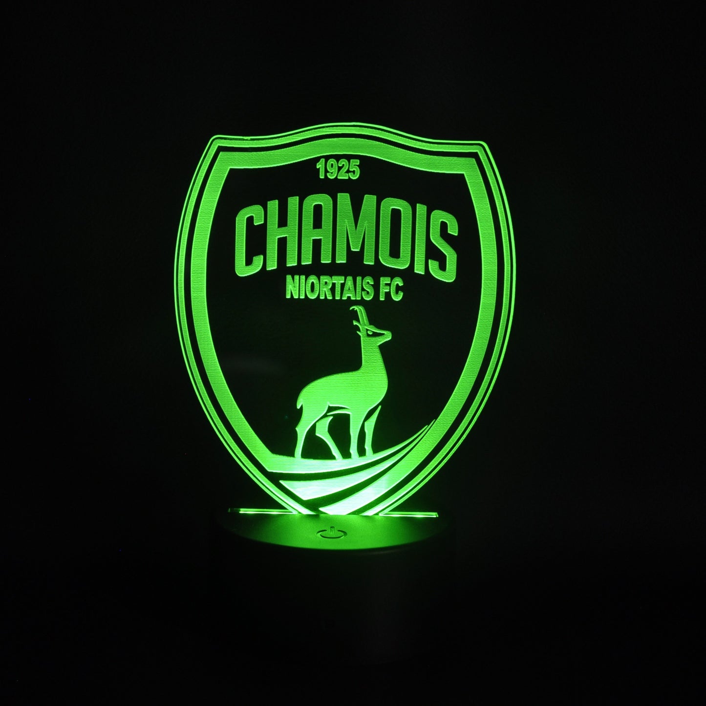 trophée lumineux multicolore - commande par le formulaire de contact